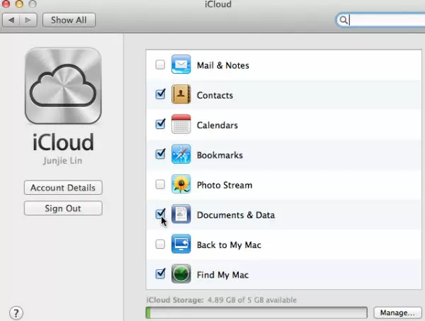 delete iCloud files on Mac