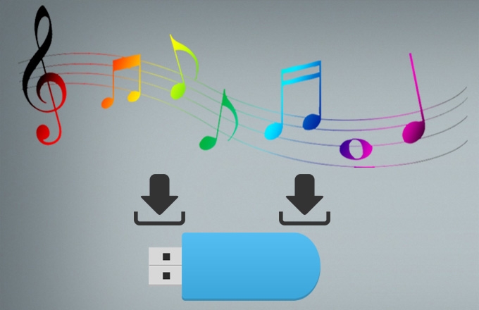 music to USB