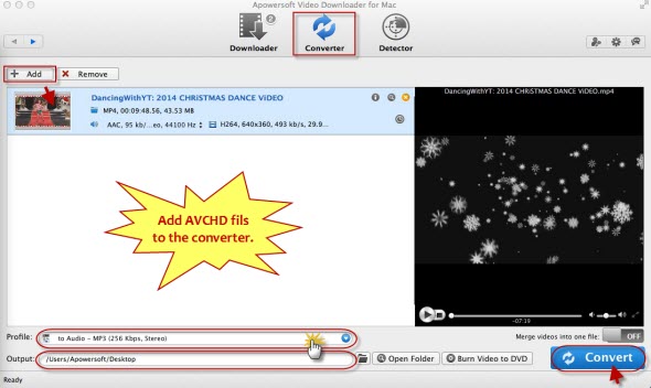 macx free avchd video converter review