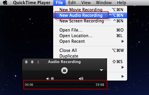 quicktime record computer audio