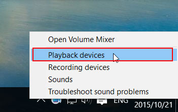 playback device