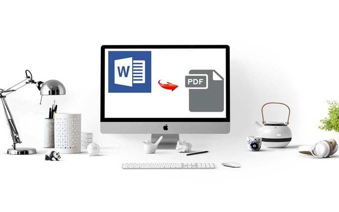 how to convert Word to pdf