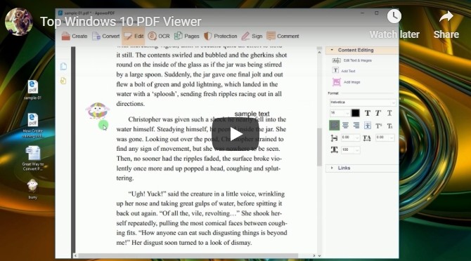 Video for PDF Viewer