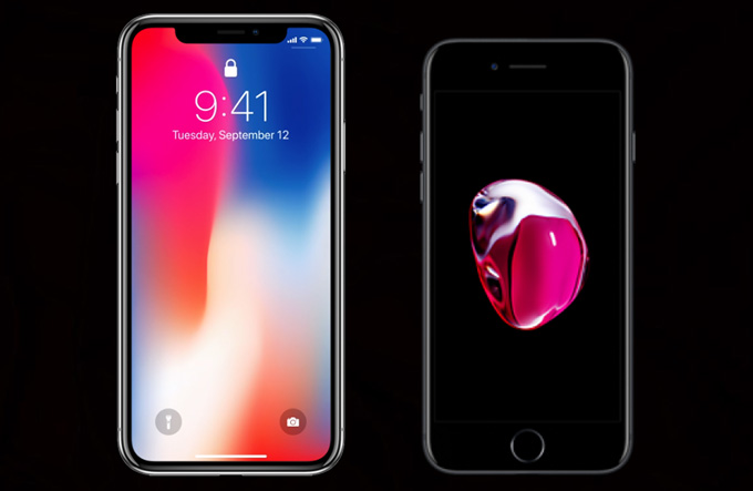 iPhone x vs iPhone 7