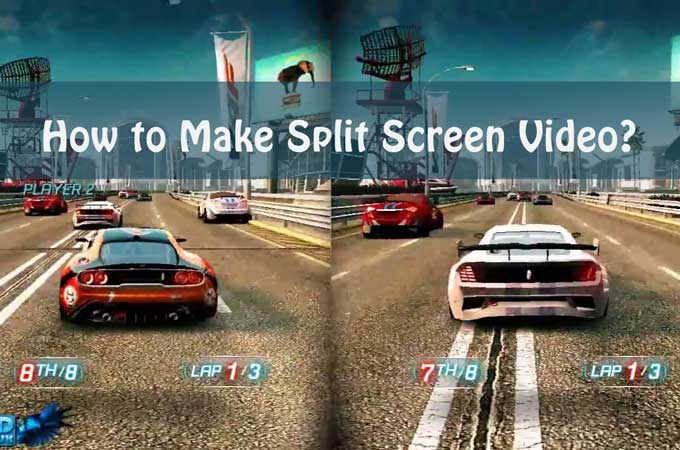 how to make split screen video