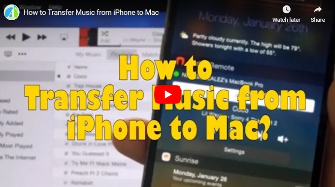 how transfer music from macbook to iphone