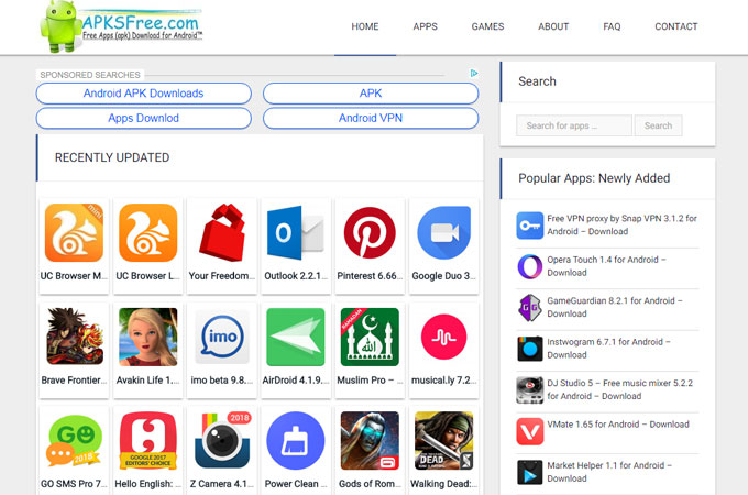 websites to download free apps