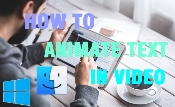 animate text in video