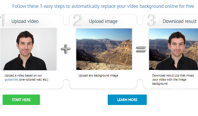 How to change video background
