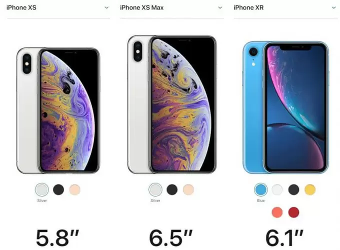 Design or iPhone XS, XS Max and XR