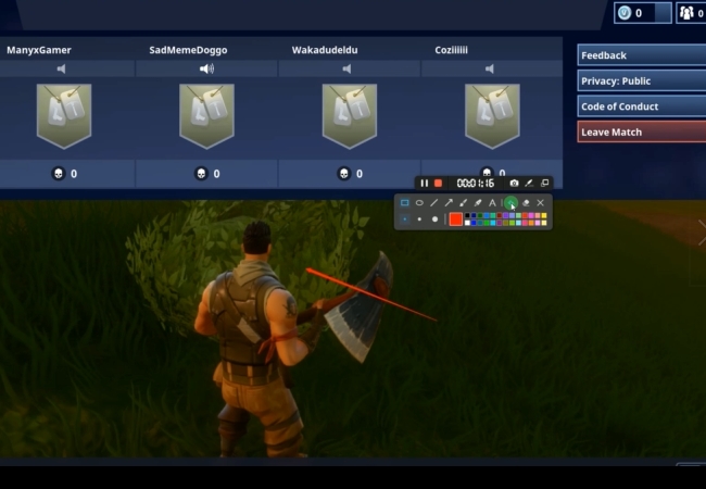 record fortnite on PC