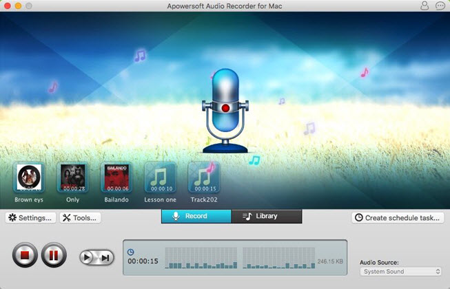 mac os record system audio