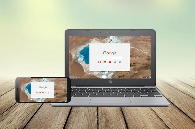 mirror Android to chromebook