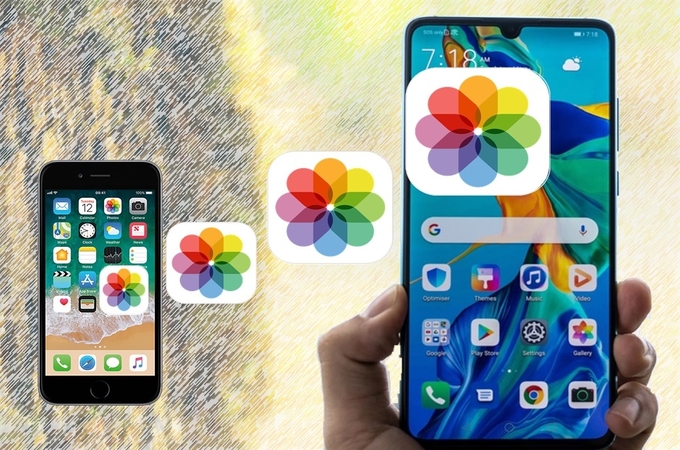 transfer photos from iPhone to Huawei P30