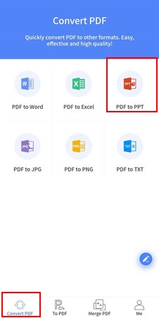 Choose PDF PPT