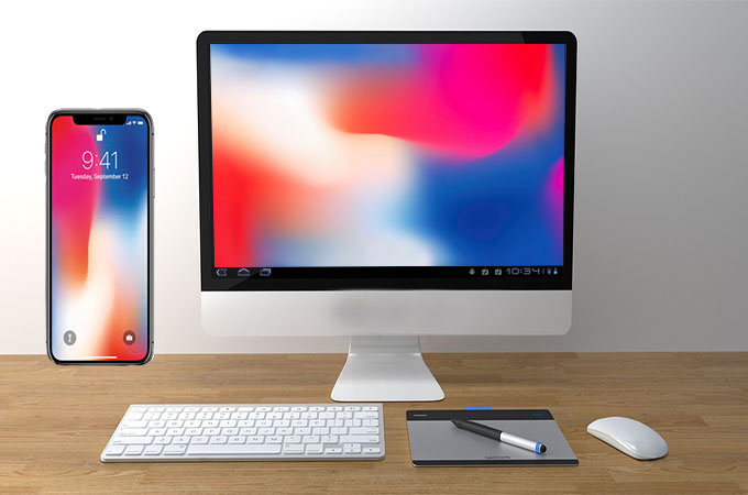 display iphone to pc