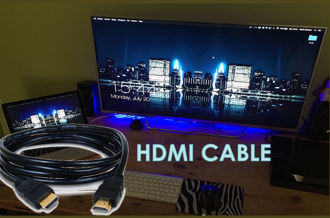 how to install hdmi cable on pc to tv