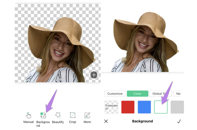 How To Add White Background To Photo