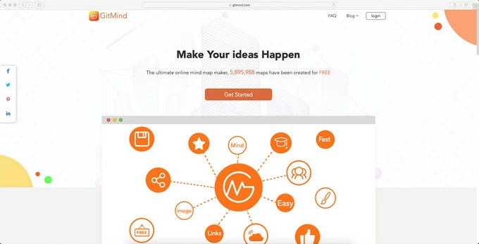 GitMind Website on Mac