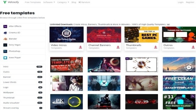 10 Best Websites to Free Download Gaming Intro Templates