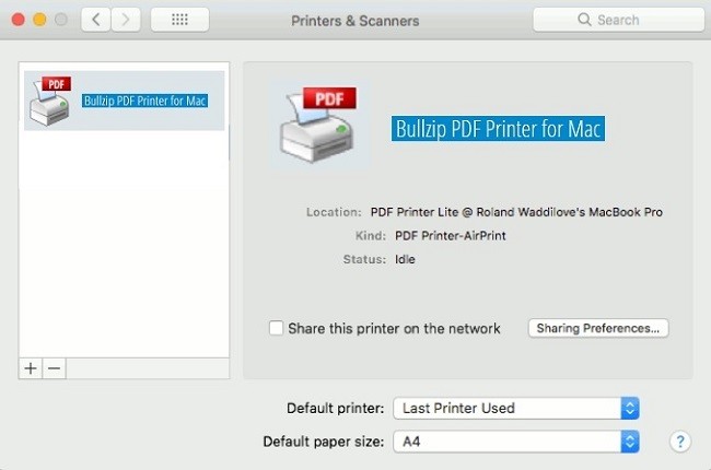 download pdf printer for mac free