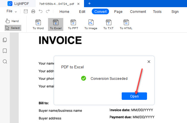 Convert PDF Invoice or Receipt to Excel - For Accountant & Bookkeeper