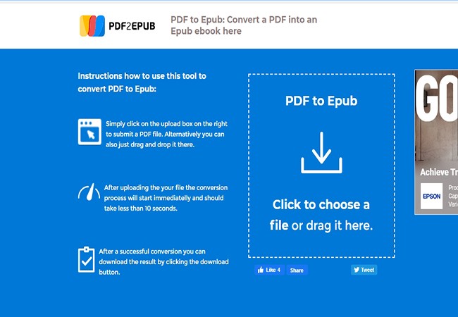 online site to convert pub to pdf