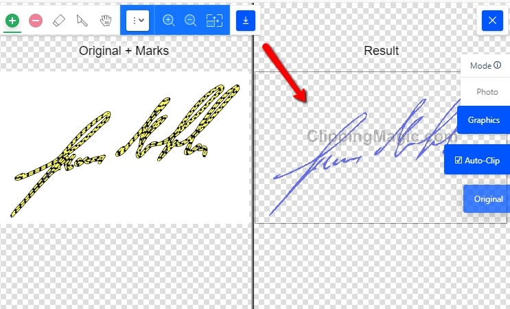 Signature Background Remover