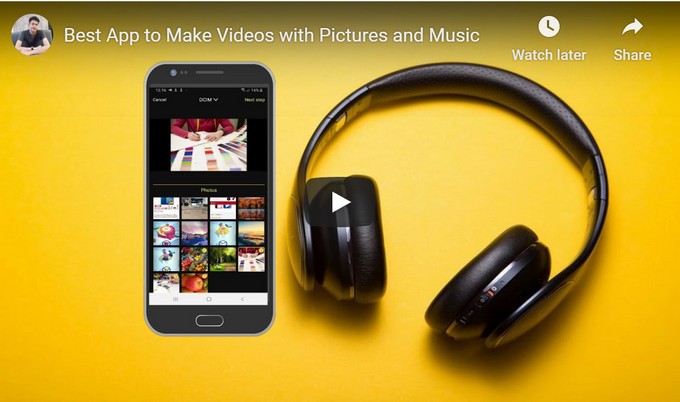 app to mke muic videos form pcis