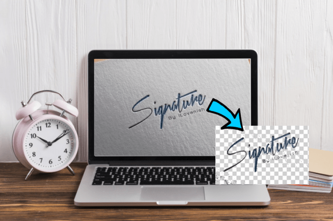 Remove Background from Signature Online