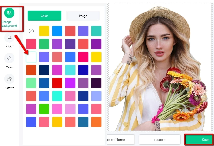 how to add white background to instagram photo - save
