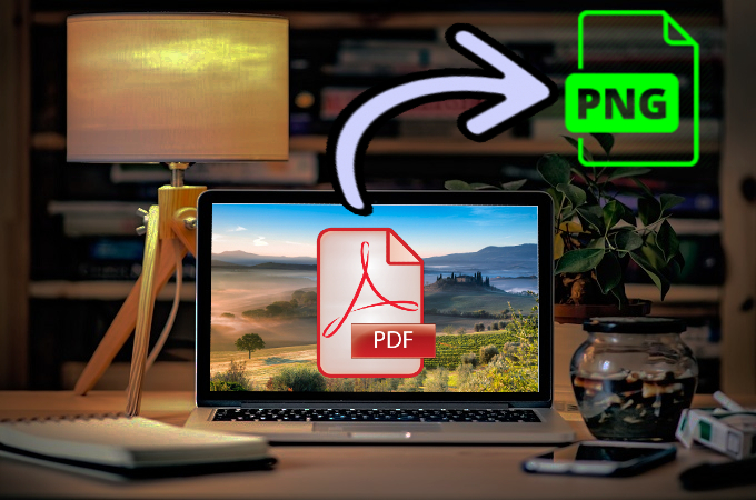 how to save PDF as PNG 