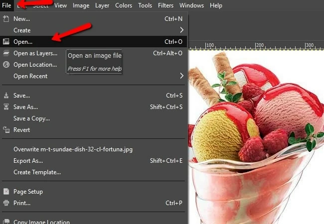 how to remove white background from image in paint with gimp