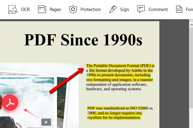 how to highlight on pdf documents