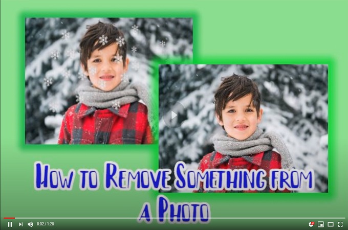 remove something from a photo
