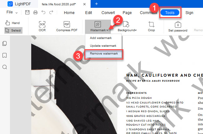 How to Edit Watermarks and Backgrounds in a PDF