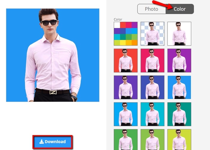 Step-by-step guide on How to make picture background blue Easily change your image background