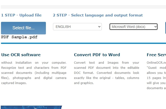 convert pdf to editable word document ocr