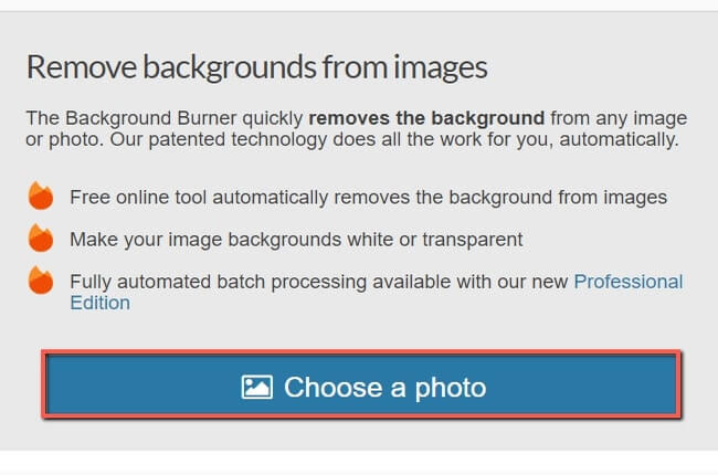 Online Photo Editor Change Background Tools