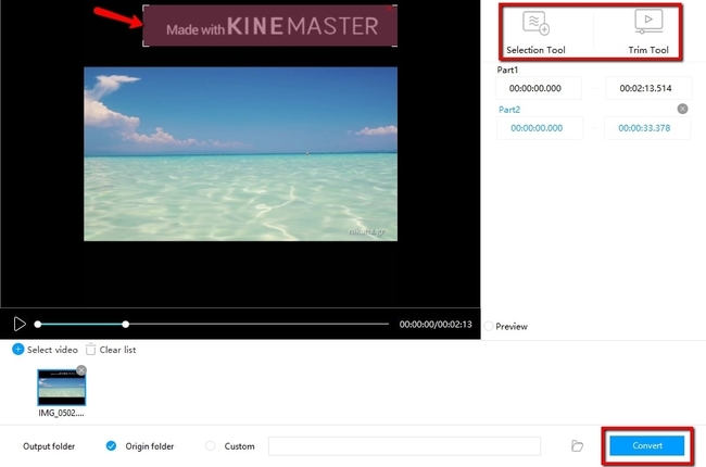 remove kinemaster watermark free with apowersoft watermark remover