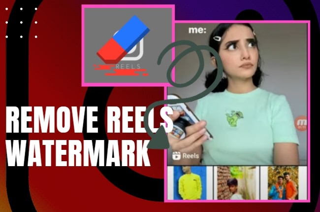 remove watermark from reels video