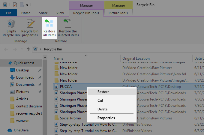 How To Restore Permanently Deleted Files From Recycle Bin