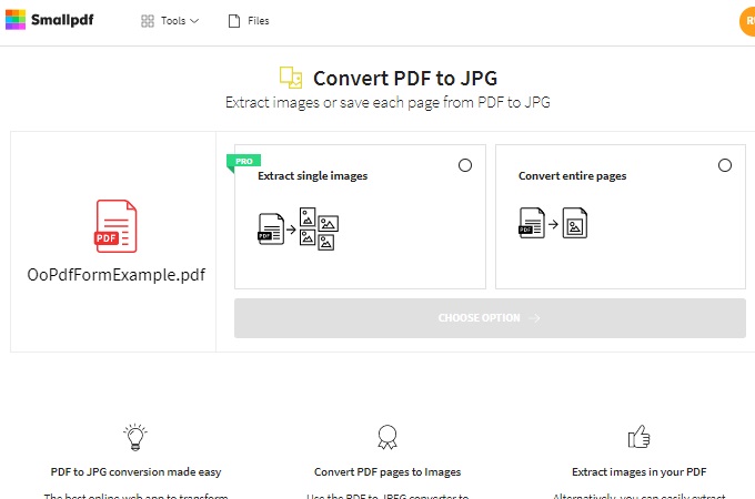 convert jpg to pdf chromebook