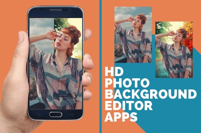 HD photo background editor app