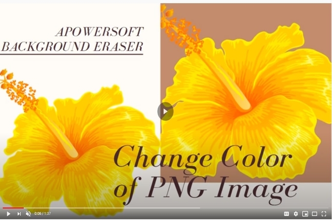 change png background color