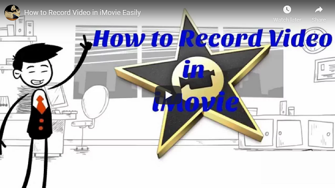 how to record video on mac imovie