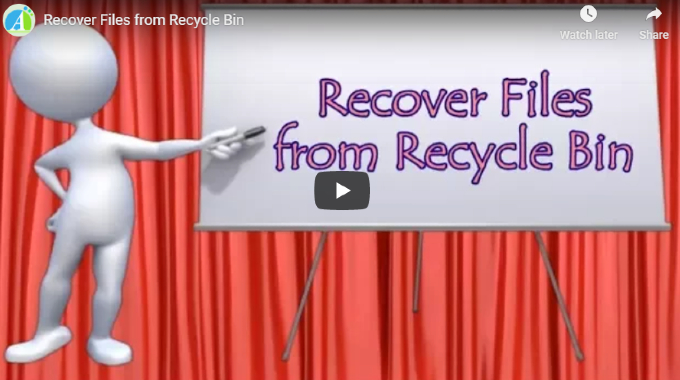 recover files from recycle bin