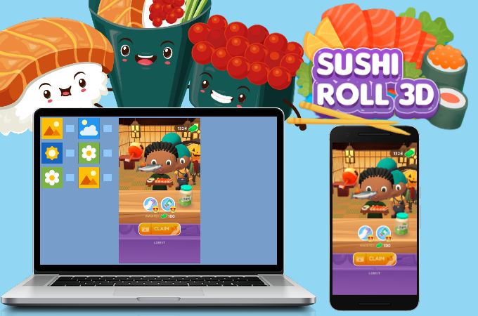play sushi roll 3d on pc