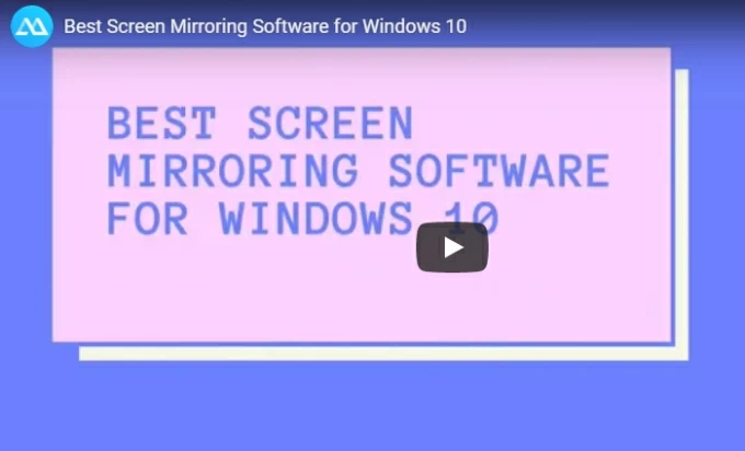 screen mirroring app for Windows 10