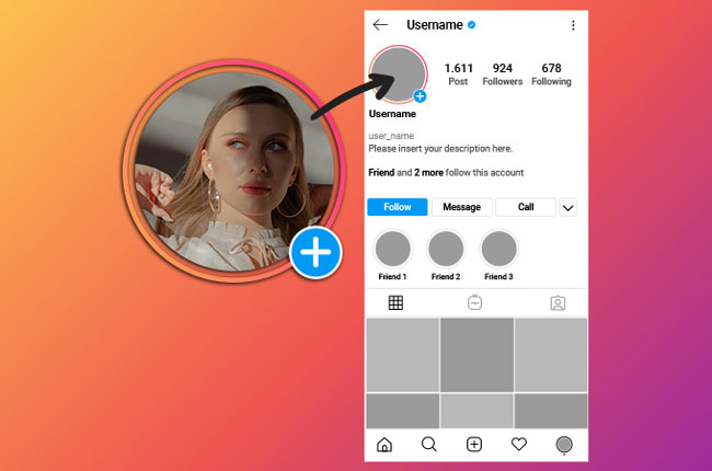 ara Membuat Link IG Pacar di Bio Instagram Android dan iPhone